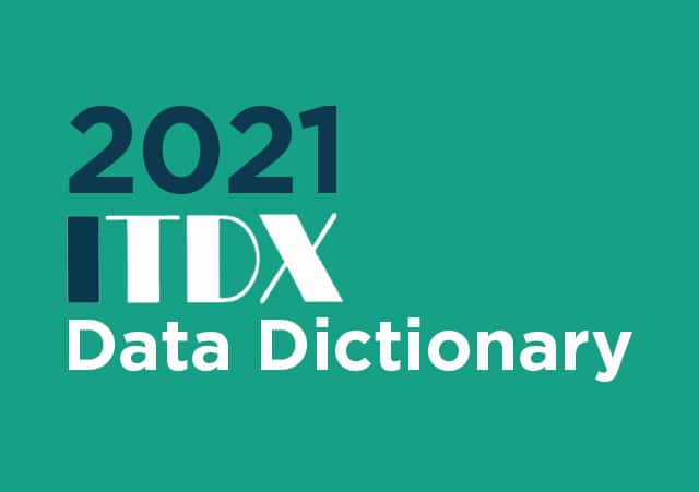 2021 ITDX Data Dictionary